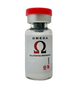 BPC-157 peptide vial for muscle growth and healing by Omega Full Potential in Canada.