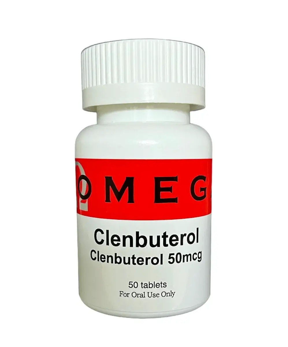 Clenbuterol bottle by Omega Full Potential for fat loss and muscle growth in Canada.