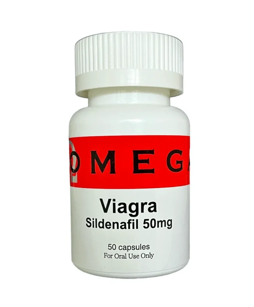 Omega Full Potential's Viagra Sildenafil 50mg capsules - Premium erectile dysfunction treatment available online in Canada.