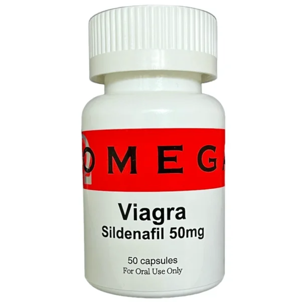 Omega Full Potential's Viagra Sildenafil 50mg capsules - Premium erectile dysfunction treatment available online in Canada.