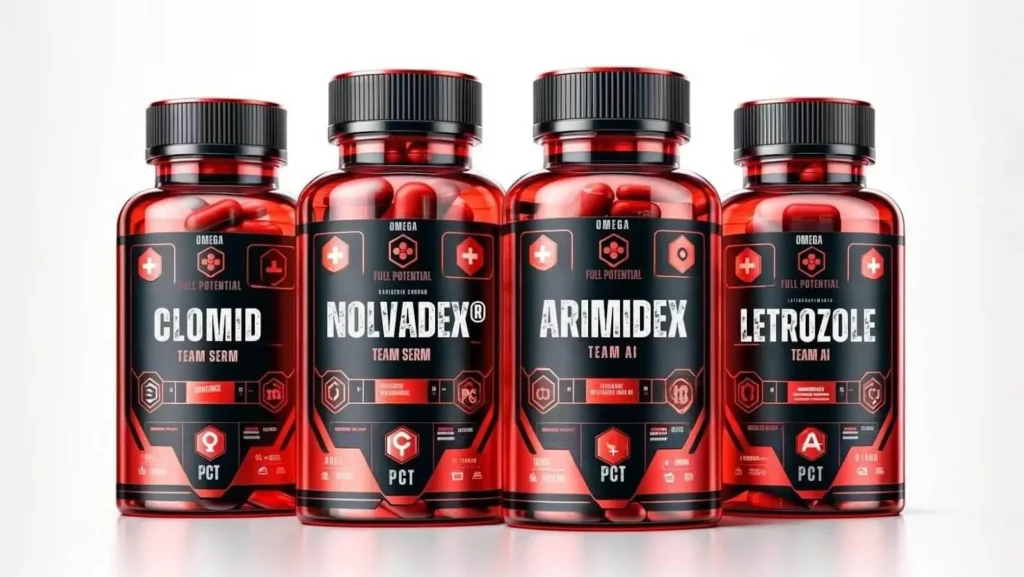 Clomid, Nolvadex, Arimidex, and Letrozole PCT supplements from Omega Full Potential